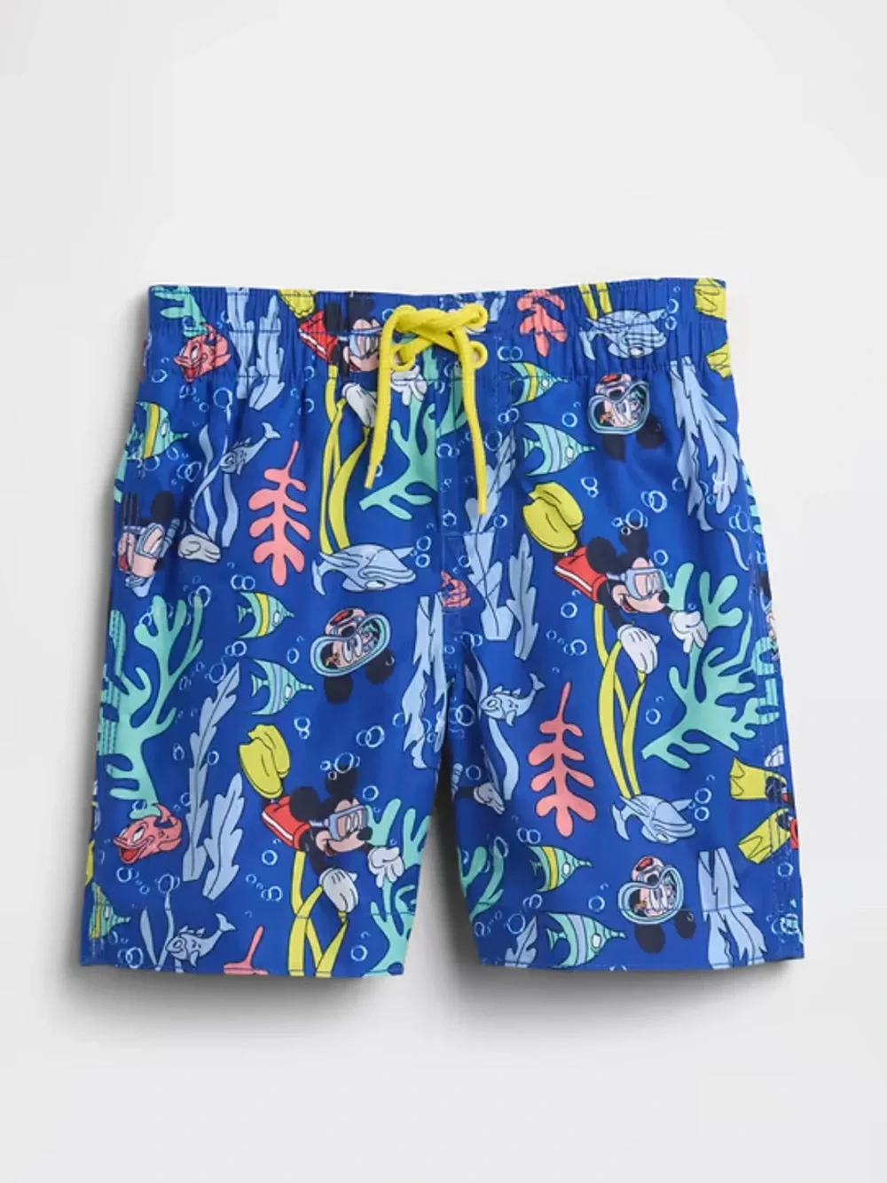 NEW! Gap x Disney Boys Mickey Swim Trunks Size 5 Swim Beachy Summer